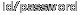 ID/PWã��
